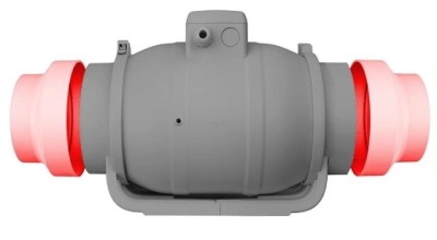 Вентилятор канальный TYPHOON d100 мм двухскоростной ERA PRO