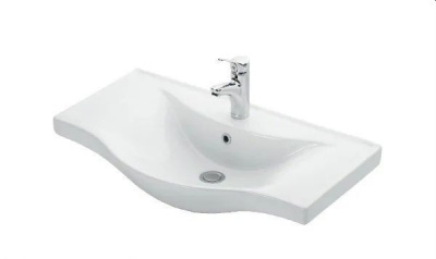 Тумба напольная Гамма Р27оФ8-У75 с умывальником Базик-7075