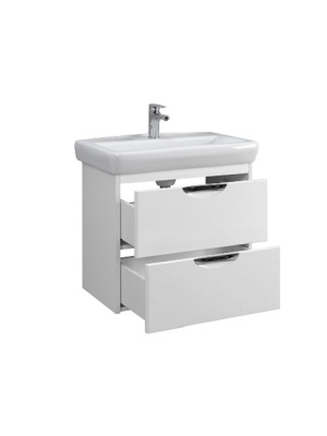 Тумба под умывальник Нёман НП 65-02 Белый Глянцевый Belux