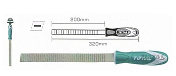 Напильник плоский по дереву 200 мм THT91586 TOTAL 