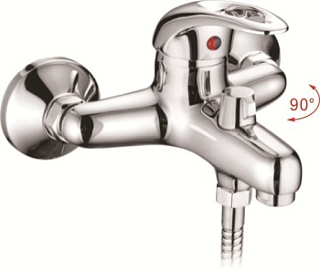 Смеситель для ванны и душа L3002-B LEDEME