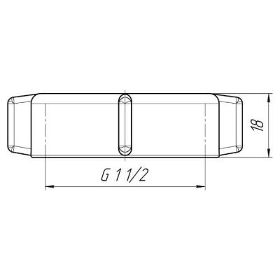 Гайка накидная 1 1/2'' 40 мм АНИ Пласт M440