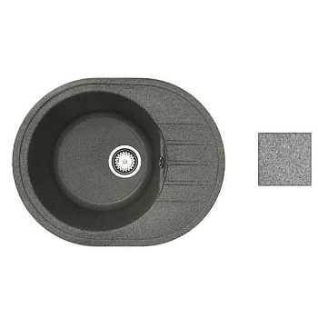 Мойка из искусственного камня, грей, Nex Lux, BelEvors