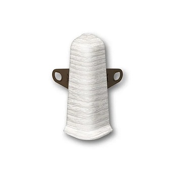 Угол наружный для плинтуса 70 мм 265 Клен патина Деконика