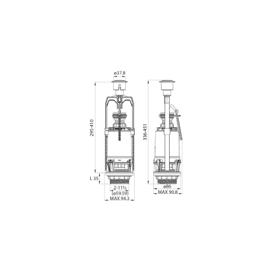 Выпускной одноуровневый клапан, IDDIS F012400-0008