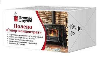 Полено для чистки дымохода Печные штучки Супер-концентрат 470г, 62043