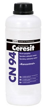 Грунтовка специальная пленкообразующая, концентрат (1:3) Ceresit CN 94, 1л