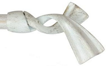 Наконечник Дива 19 мм, белое золото, 2 шт