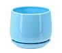 Горшок для цветов керамический с подставкой 14x11.5 см, TX8390000-3Bl