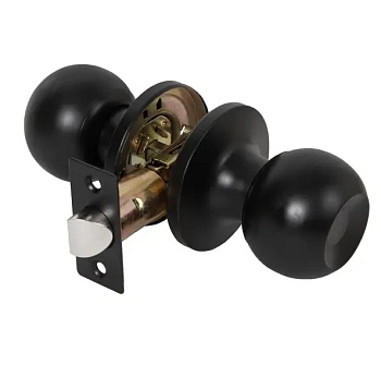 Ручка защелка 6073 BLACK PS Фабрика замков