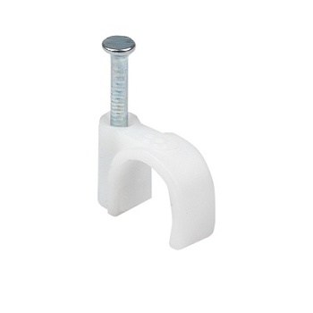 Скоба крепежная круглая (50 шт), EKF