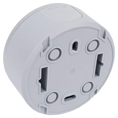 Розетка 1-ая xOne без заземления серый Ovivo 406-240000-215
