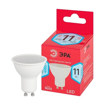 Лампа светодиодная RED LINE LED ЭРА MR16-11W-840-GU10 R