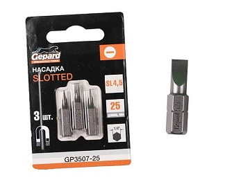 Бита SL4 25 мм GEPARD 3 шт