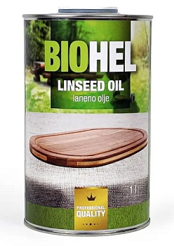 Масло льняное пропиточное HELIOS BIOHEL, 1 л