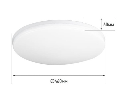 Светильник потолочный 120 Вт 6500K 9600 Lm IN NEO SIMPLE-12065-WH
