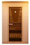 Дверь для бани и сауны Бронза матовая 180х70, стекло 6 мм, 2 петли, коробка хвоя (DoorWood)