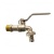 Кран шаровый латунный водоразборный Ду15, STI
