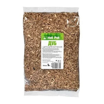 Щепа древесная для копчения Дуб 1л Hot Pot 61665