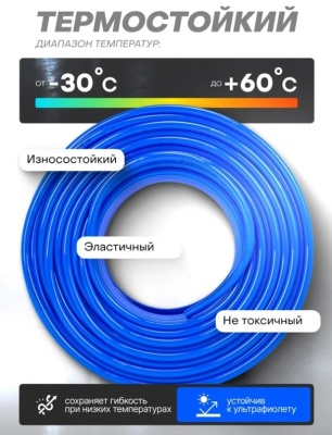 Шланг полиуретановый 6 мм x 4 мм Forsage F-PU-0640