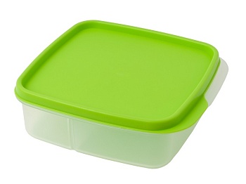 Контейнер-менажница 0,75 л Travel (салатовый), Optimplast