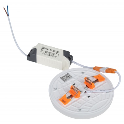 Светильник светодиодный регулируемый круглый 18 Вт, белый, 4000K ЭРА LED 11-18-4K