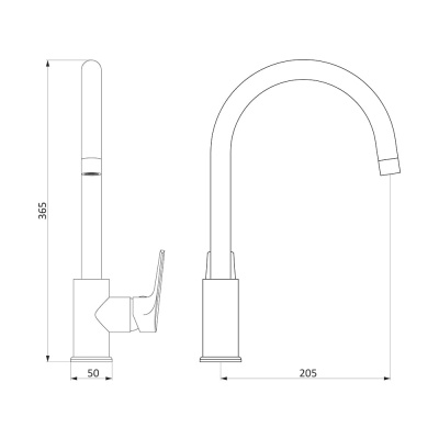 Смеситель для кухни Origin Balance 790730000 Damixa