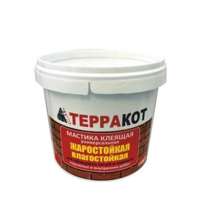 Мастика клеящая жаростойкая Терракот 