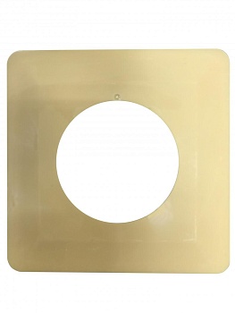 Рамка защитная 1-местная бежевая 130x130 мм SVET