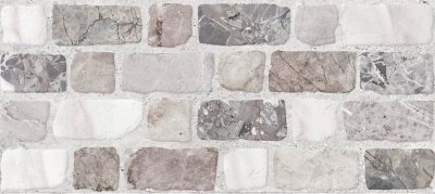 Плитка облицовочная Лофт серая, средняя 200х450мм 139372 М-Квадрат