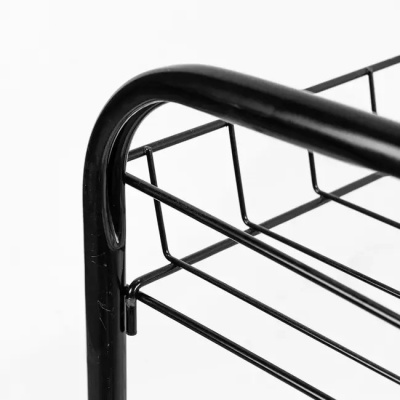 Этажерка для обуви 660х280х440 мм черный NIKA ЭТ3/Ч