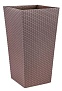 Кашпо напольное Ротанг 325х325х610мм, М6829 Альтернатива