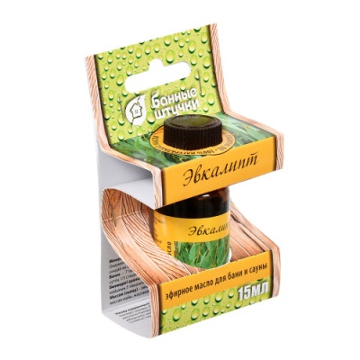 Эфирное масло Эвкалипт, 15 мл, Банные штучки
