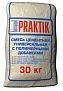 Кладочная смесь цементная универсальная с полимерными добавками Praktik 30 кг
