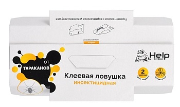 Ловушка клеевая для ТАРАКАНОВ HELP
