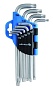 Набор ключей Torx T10-T50, (9 шт) Hoegert HT1W814