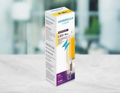 Лампа светодиодная Filament LED G9 4W 3000K Ambrella light