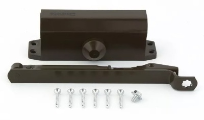 Доводчик дверной 25-45 коричневый Фабрика замков