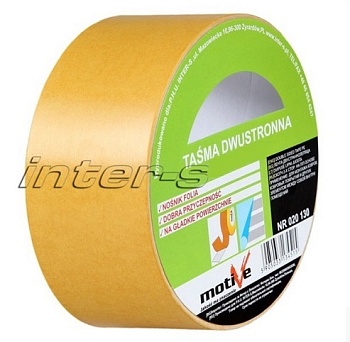 Скотч двусторонний 38ммх10м на п/п основе (020126) INTERS