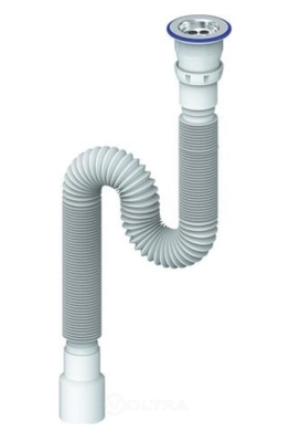 Сифон для умывальника гофрированный D230 Unicorn
