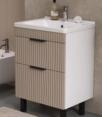 Тумба напольная Lotty 60.2.Y Миранда с умывальником Миранда 60