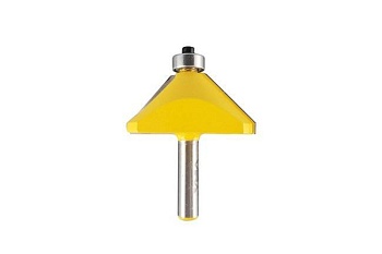 Фреза кромочная конусная 45 градусов (50.8х27 мм, подшипник 12.7 мм) VIRA 553359