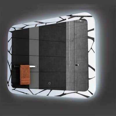 Зеркало 80x60 см Алмаз-Люкс 3П-32 (подсветка, сенсор)