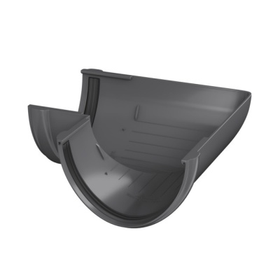 Угол желоба Оптима 120/80 мм, 90 гр. (серый) Технониколь