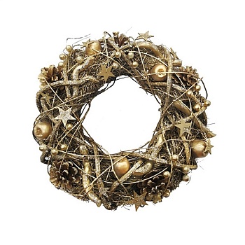 Венок новогодний искусственный Christmas Touch, 35см, D98383A-7