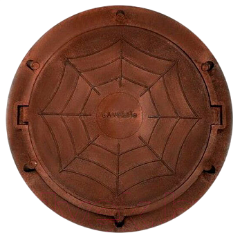 Люк канализационный Дачный 750x50 мм, коричневый, Стандартпарк 35288-9