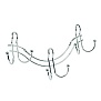Вешалка 3 крючка Axentia 702358