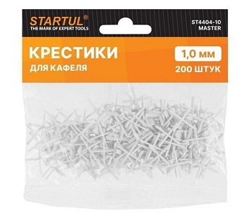 Крестики для кафеля MASTER 1.0 мм 200шт STARTUL ST4404-10