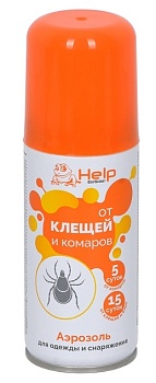 Аэрозоль от КЛЕЩЕЙ и КОМАРОВ 75 мл HELP
