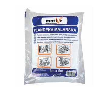 Плёнка защитная 60мкм 4мx5м 1 сорт (010206) INTERS